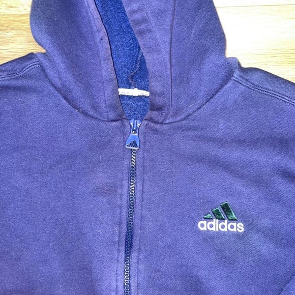Adidas Vintage 1/4 Zip Hoodie - Picture 2 of 2